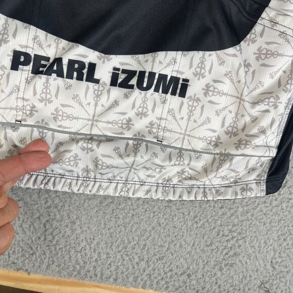 Pearl iZumi Jersey Mens XXL Black 1/4 Zip Black White Outdoor Bicycle Race - Picture 10 of 11